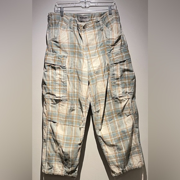 ZARA RHUIGI Plaid Cargo Pants | Men’s US 34 | Utility Streetwear - Picture 3 of 12